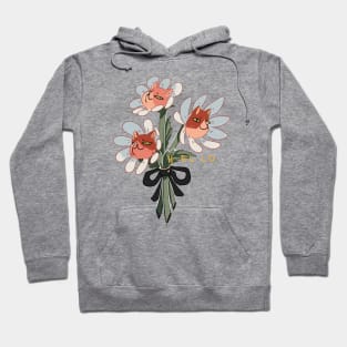 Cat flowers Hoodie